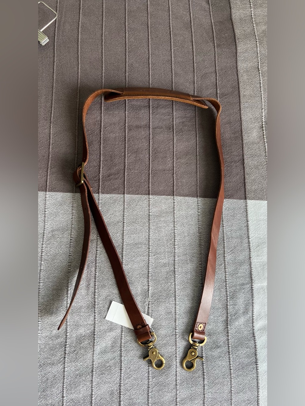Bag leather strap